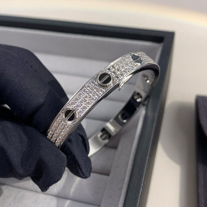 [Kismet Jewels ]LOVE BRACELET 6.1MM DIAMOND-PAVED CERAMIC