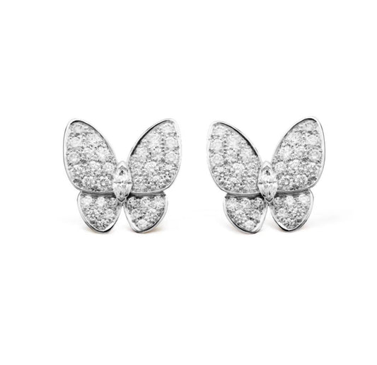 [Kismet Jewels ]BUTTERFLY ALL DIAMOND EARRINGS