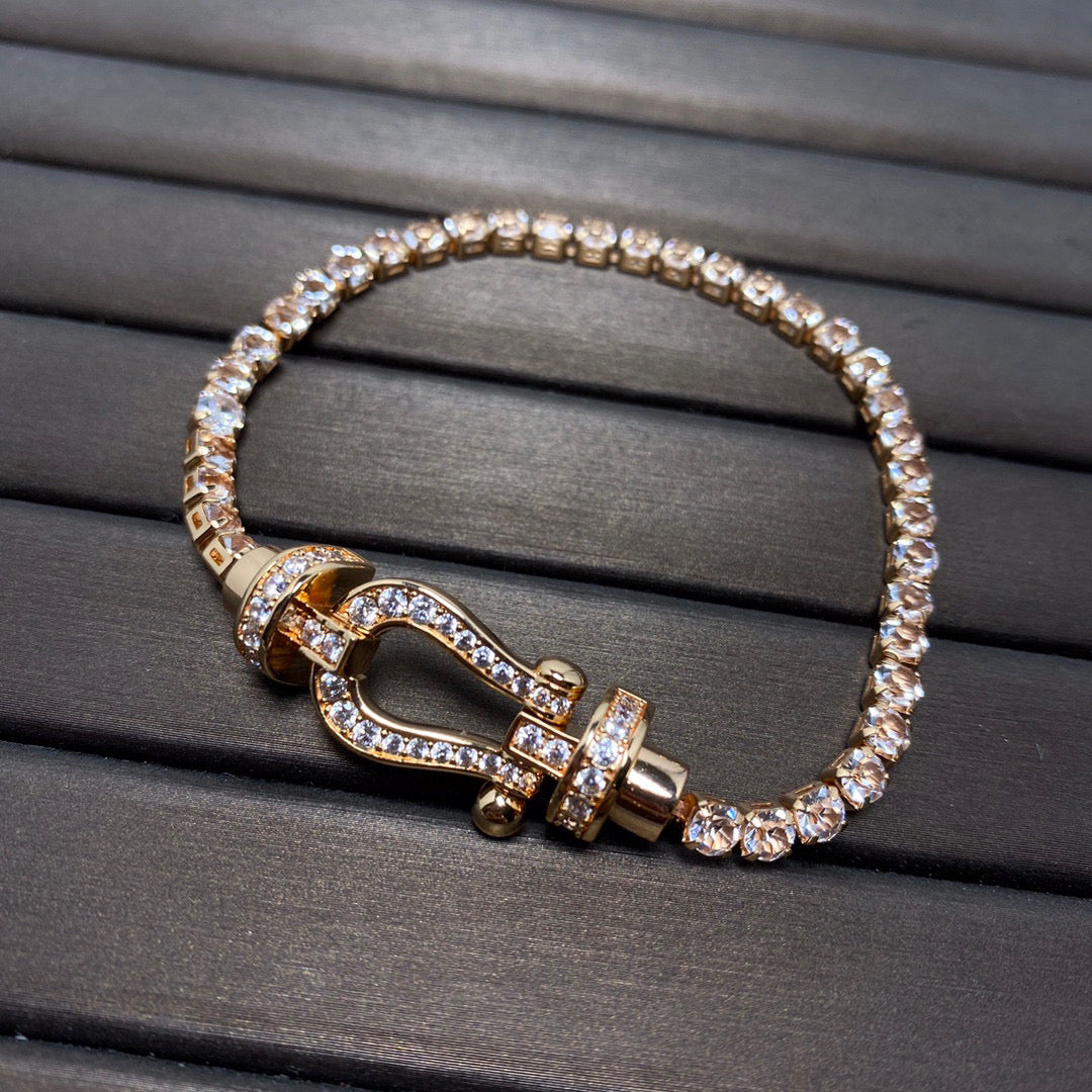 [Kismet Jewels ]FORCE  HORSESHOE  DIAMOND TENNIS BRACELET