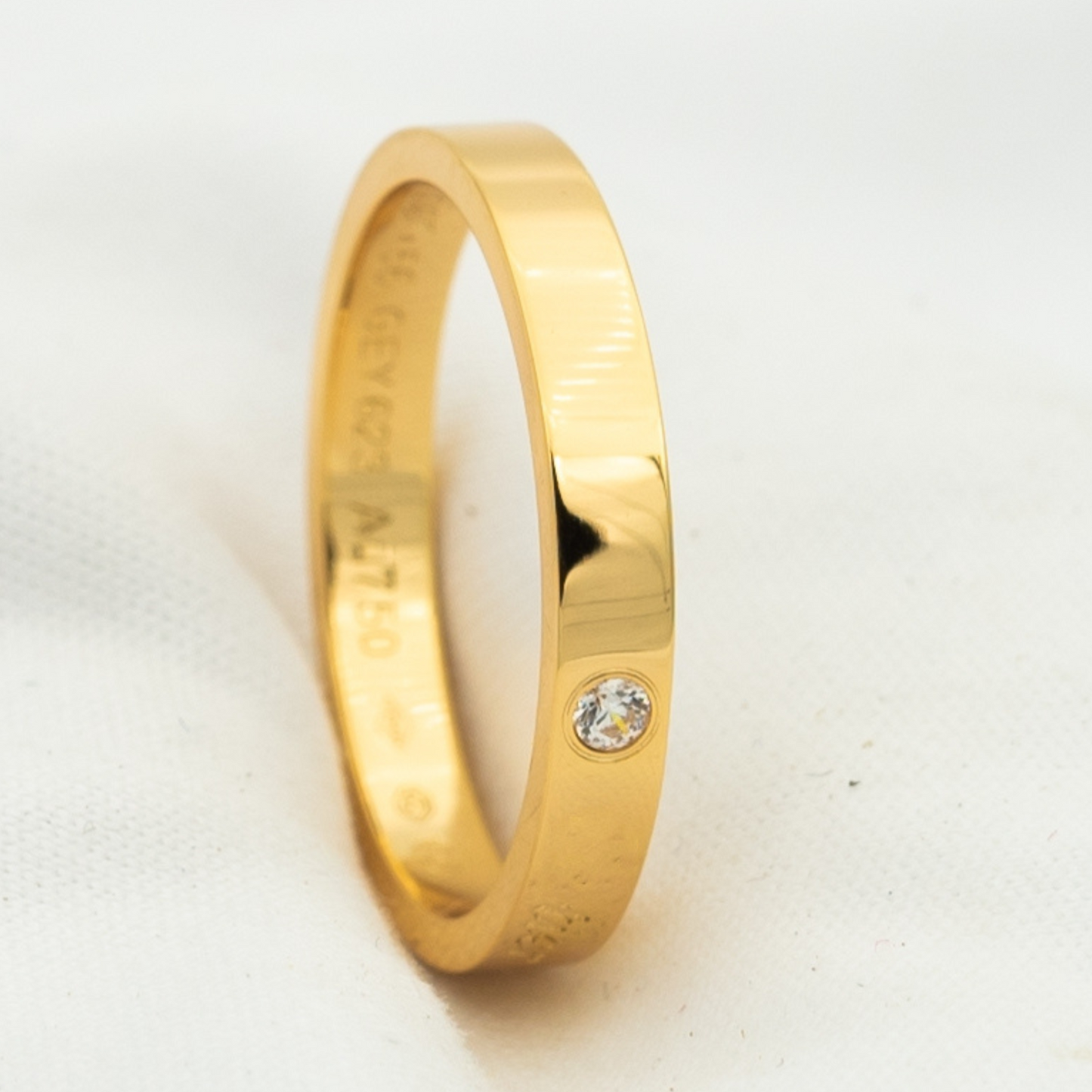 [Kismet Jewels ]LOVE RING 4MM 1 DIAMOND