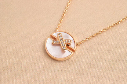 [Kismet Jewels ]JEUX DE ROSE GOLD DIAMOND NECKLACE