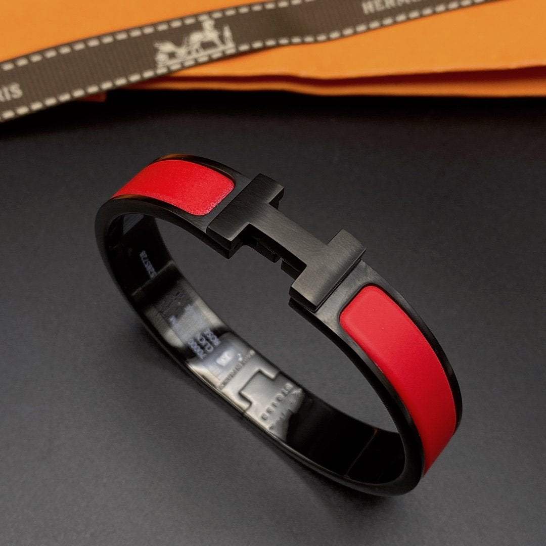 [Kismet Jewels ]CLIC HM SO BLACK RED BRACELET