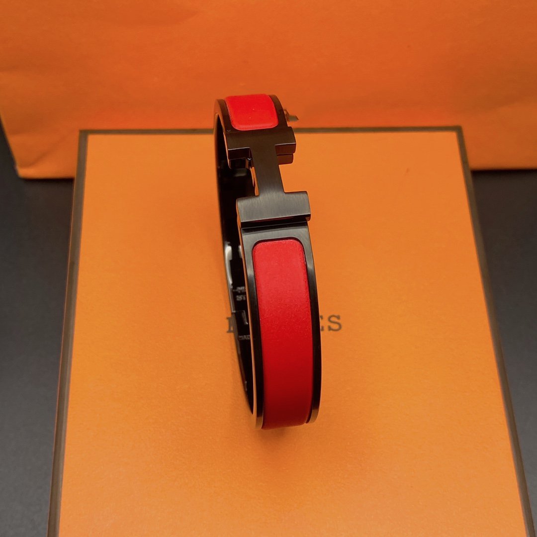 [Kismet Jewels ]CLIC HM SO BLACK RED BRACELET