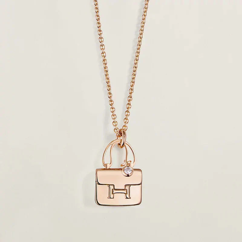 [Kismet Jewels ]AMULETTE PEDANT ROSE GOLD NECKLACE
