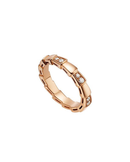 [Kismet Jewels ]SERPENTI RING PINK GOLD  3MM