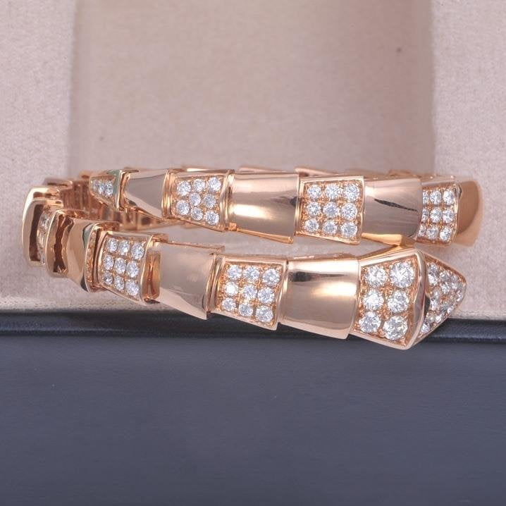 [Kismet Jewels ]SERPENTI BRACELET PINK GOLD DIAMOND