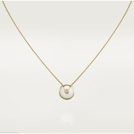 [Kismet Jewels ]AMULETTE ROSE GOLD MOP NECKLACE