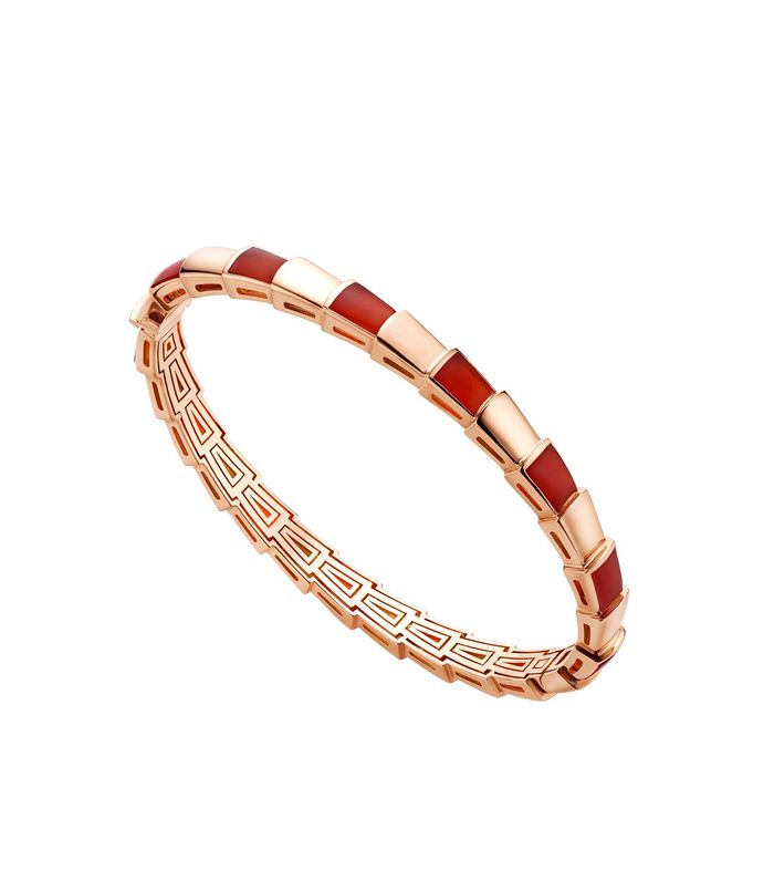 [Kismet Jewels ]SERPENTI BRACELET PINK GOLD RUBELLITE