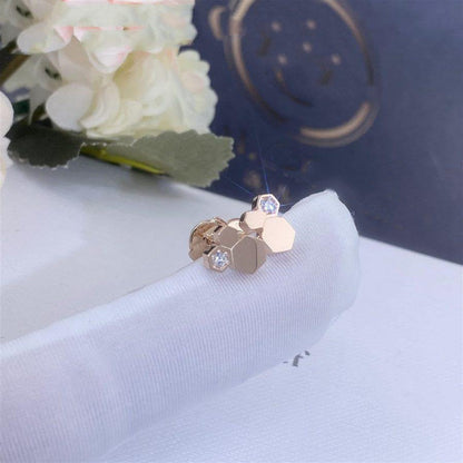 [Kismet Jewels ]BEE LOVE PINK GOLD DIAMOND EARRINGS