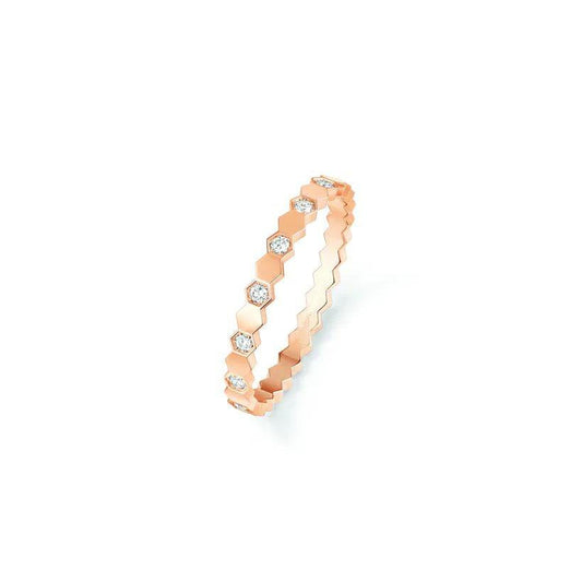 [Kismet Jewels ]BEE LOVE RING PINK GOLD DIAMOND
