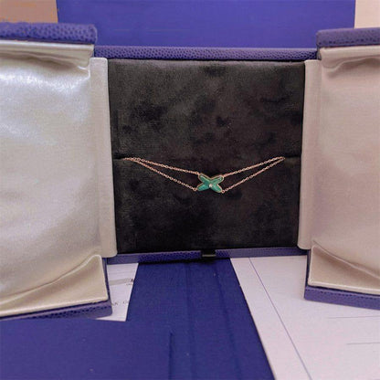 [Kismet Jewels ]JEUX BRACELET MALACHITE PINK GOLD 1 DIAMOND