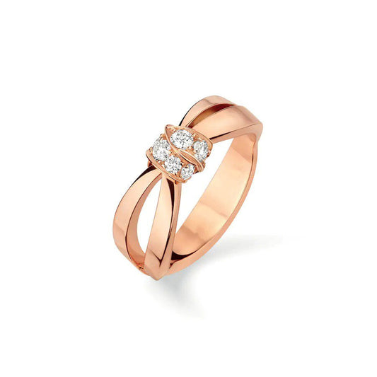 [Kismet Jewels ]LIENS RING PINK GOLD DIAMOND