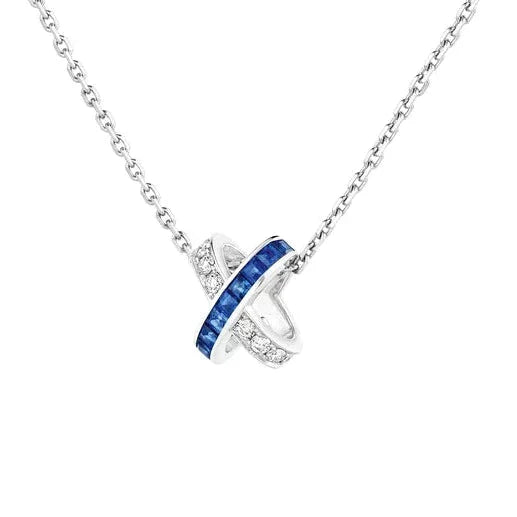 [Kismet Jewels ]LIENS DIAMOND SILVER NECKLACE