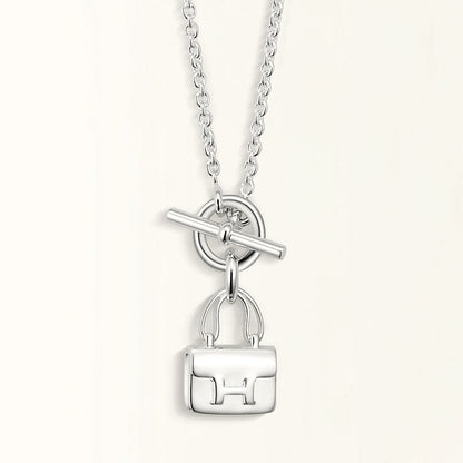 [Kismet Jewels ]POP H PEDANT SILVER NECKLACE