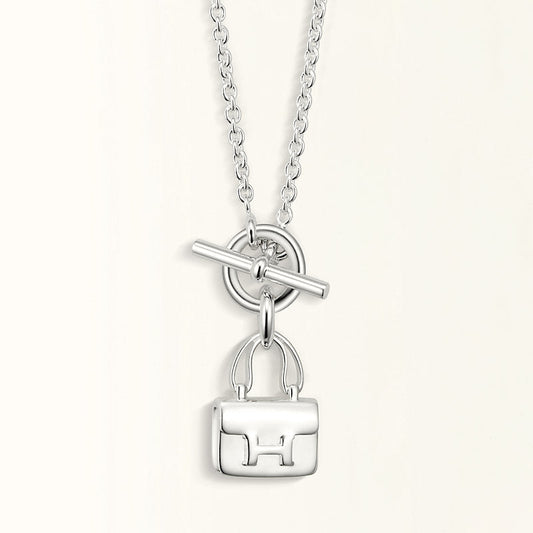 [Kismet Jewels ]POP H PEDANT SILVER NECKLACE