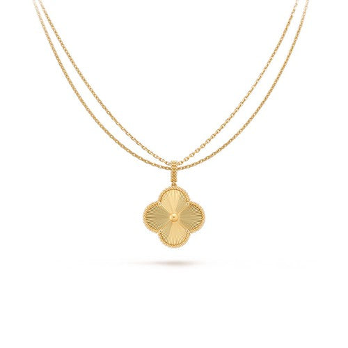 [Kismet Jewels ]CLOVER 25MM PEDANT NECKLACE GOLD