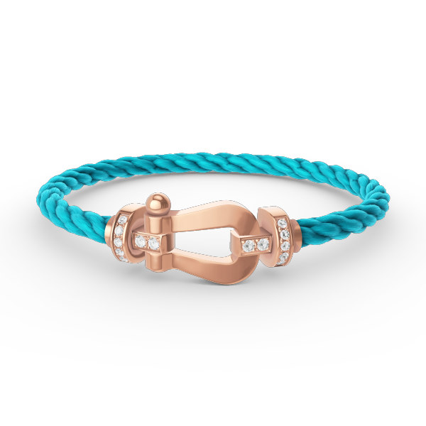 [Kismet Jewels ]FORCE LARGE HORSESHOE HALF DIAMOND BRACELET ROSE GOLD