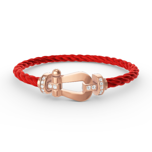 [Kismet Jewels ]FORCE LARGE HORSESHOE HALF DIAMOND BRACELET ROSE GOLD