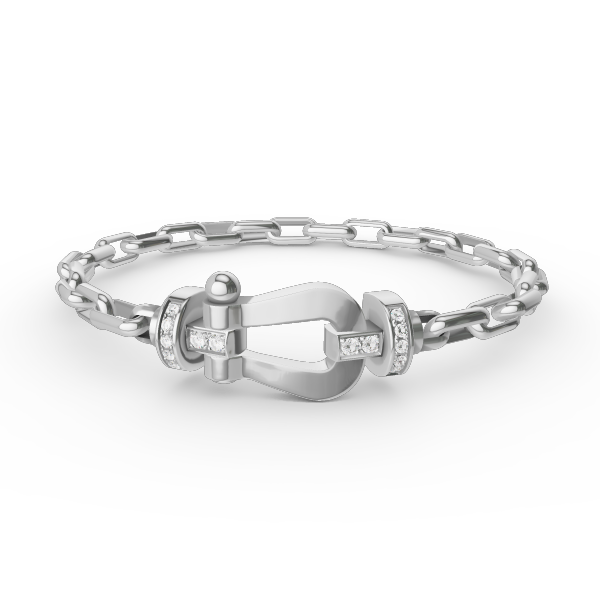 [Kismet Jewels ]FORCE LARGE HORSESHOE CLASP  METAL BRACELET