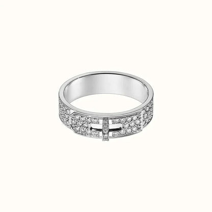 [Kismet Jewels ]KELLY SILVER DIAMOND RING