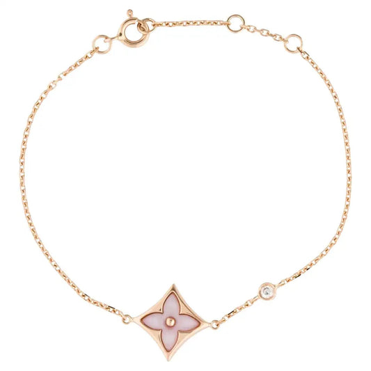 [Kismet Jewels ]STAR 1 DIAMOND PINK GOLD BRACELET