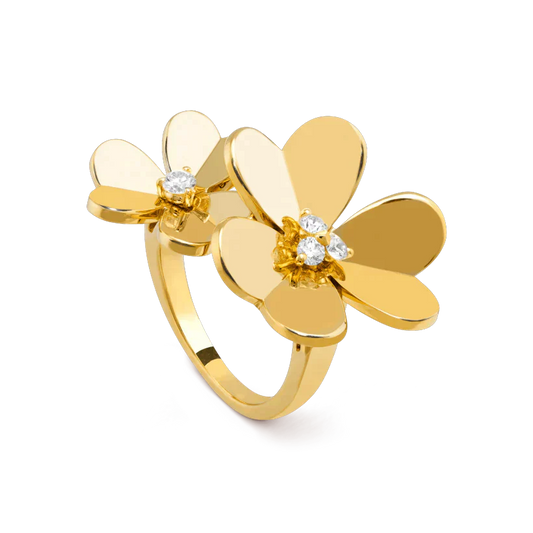 [Kismet Jewels ]CLOVER COMOS GOLD DIAMOND RING