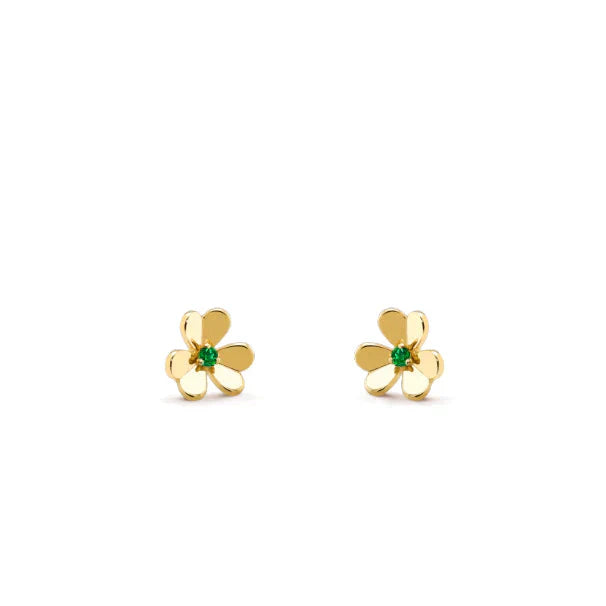 [Kismet Jewels ]FRIVOLE  FLOWER MALACHITE EARRINGS