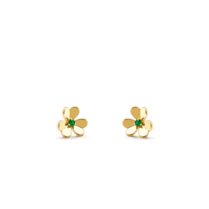 [Kismet Jewels ]FRIVOLE  FLOWER MALACHITE EARRINGS